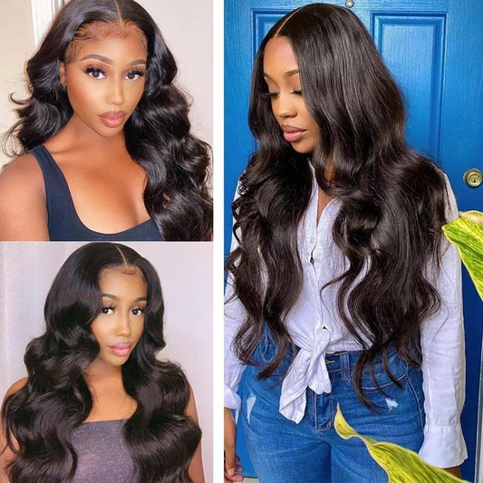 Body Wave Human Hair (Lace Front Wig) - Whisy Shopping
