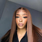 Chocolate Brown 13x4 Straight HD Lace - Whisy Shopping