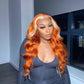 Body Wave Lace Wigs Ginger Color With Blonde Balayage - Whisy Shopping